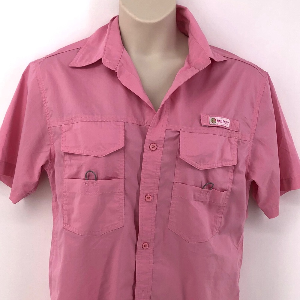 Marleylilly Women’s Pink Fishing Shirt S/M